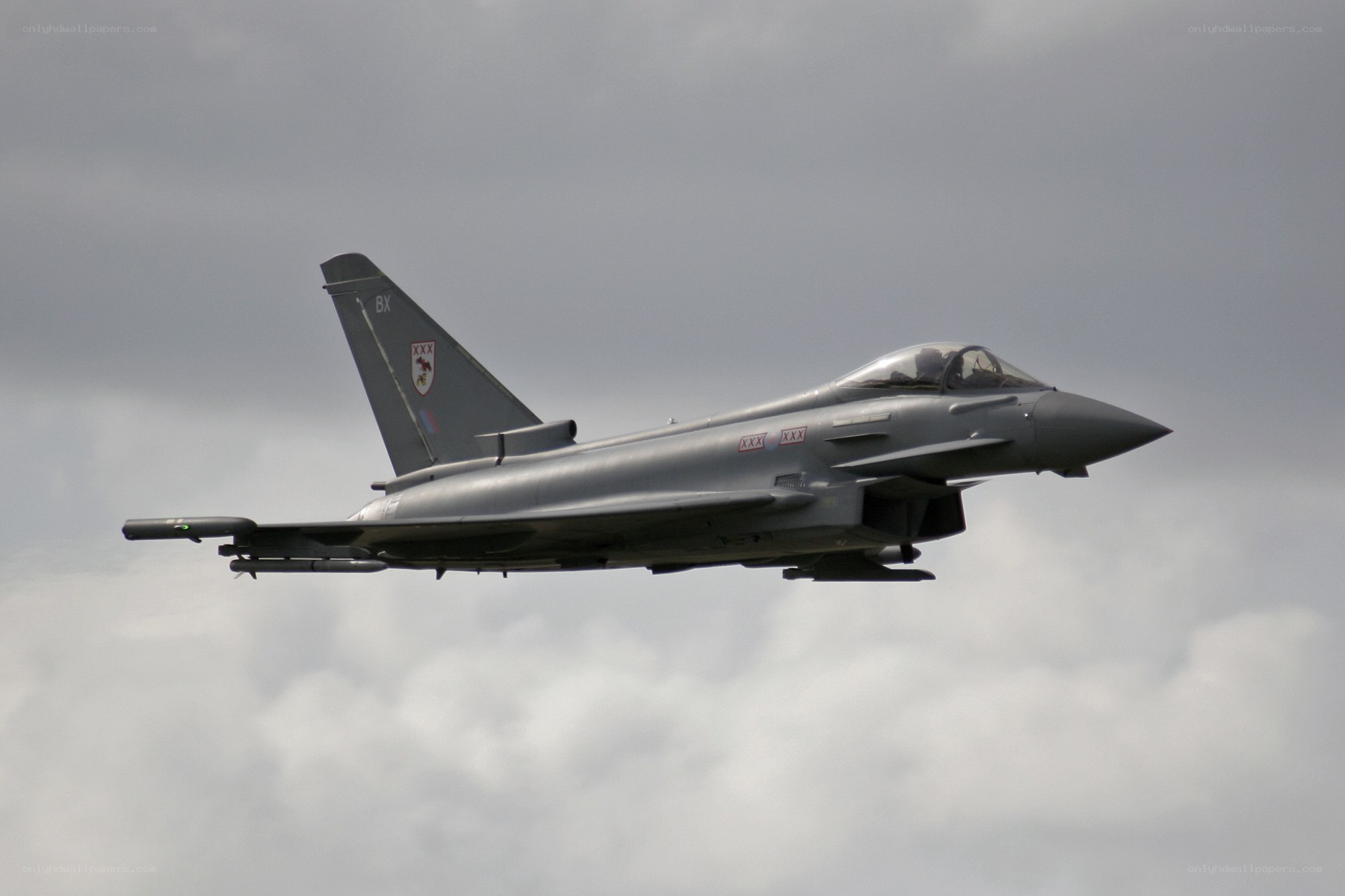 Eurofighter Typhoon in flight