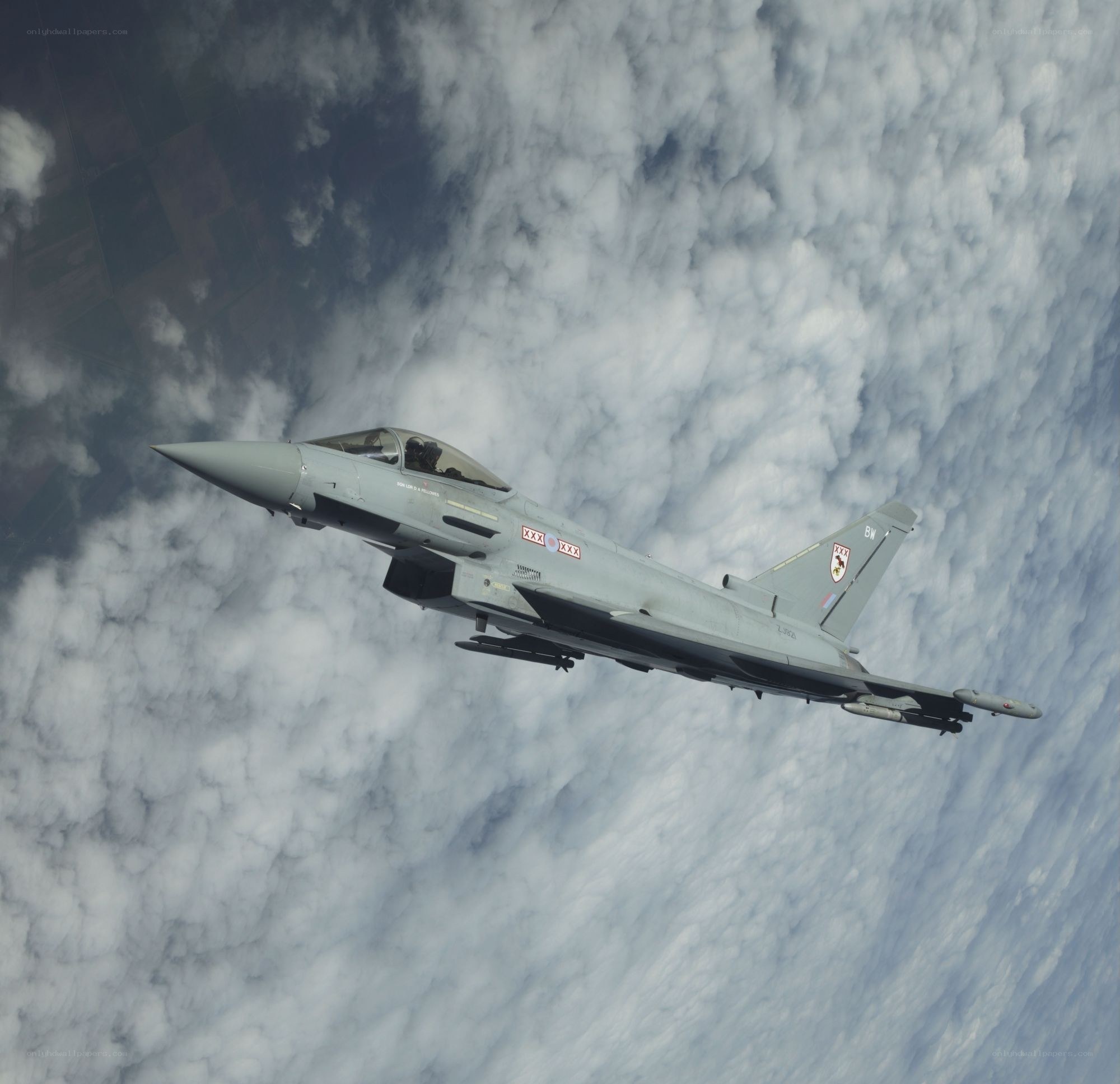 Eurofighter Typhoon in flight