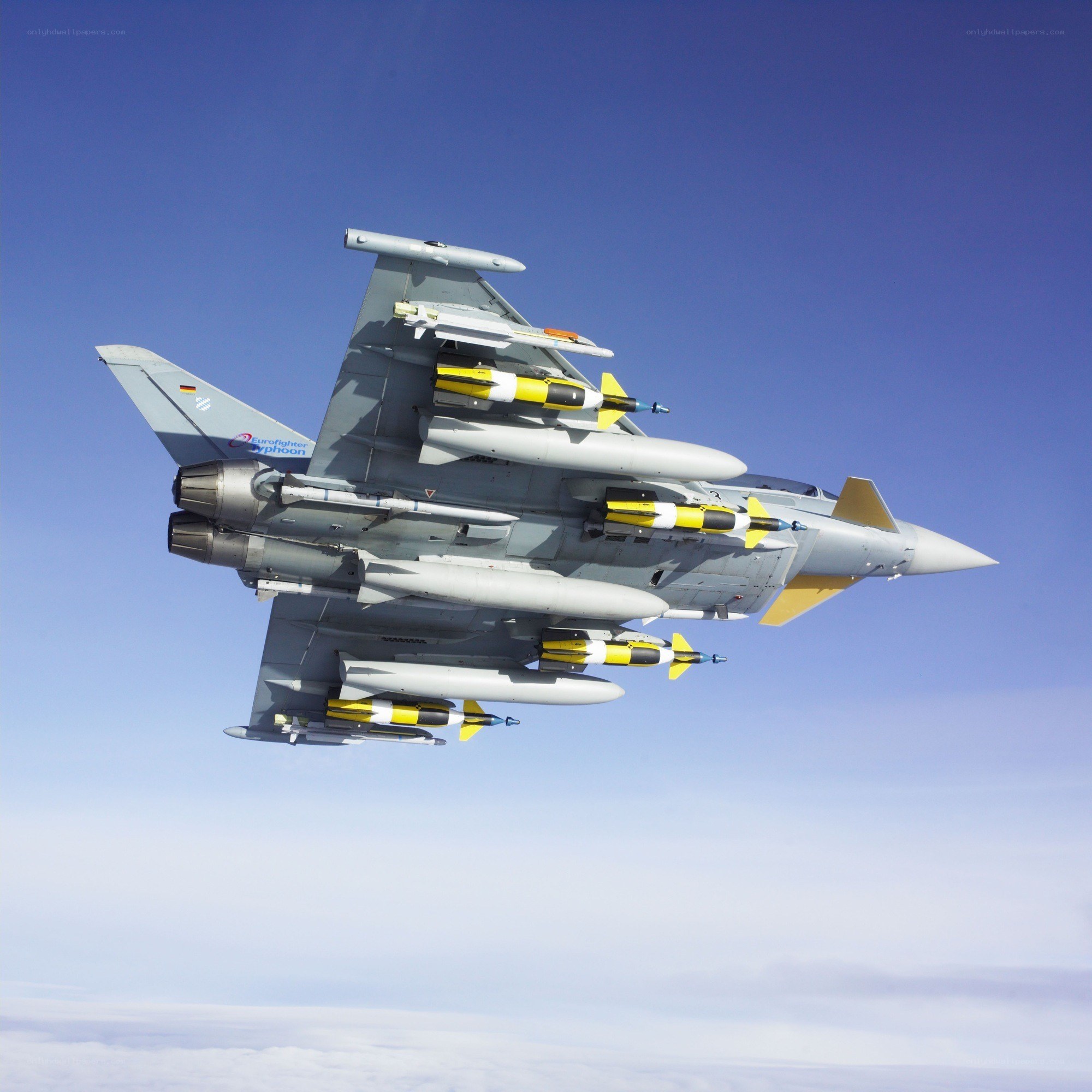 Eurofighter Typhoon in flight