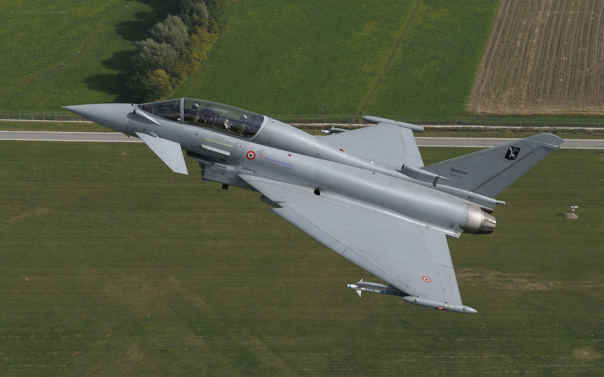 Eurofighter Typhoon in flight
