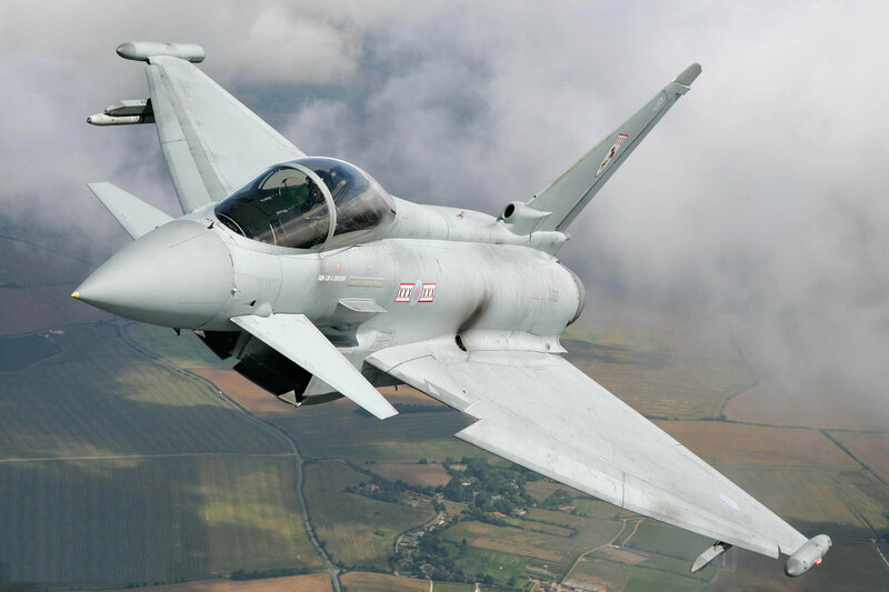 Eurofighter Typhoon in flight