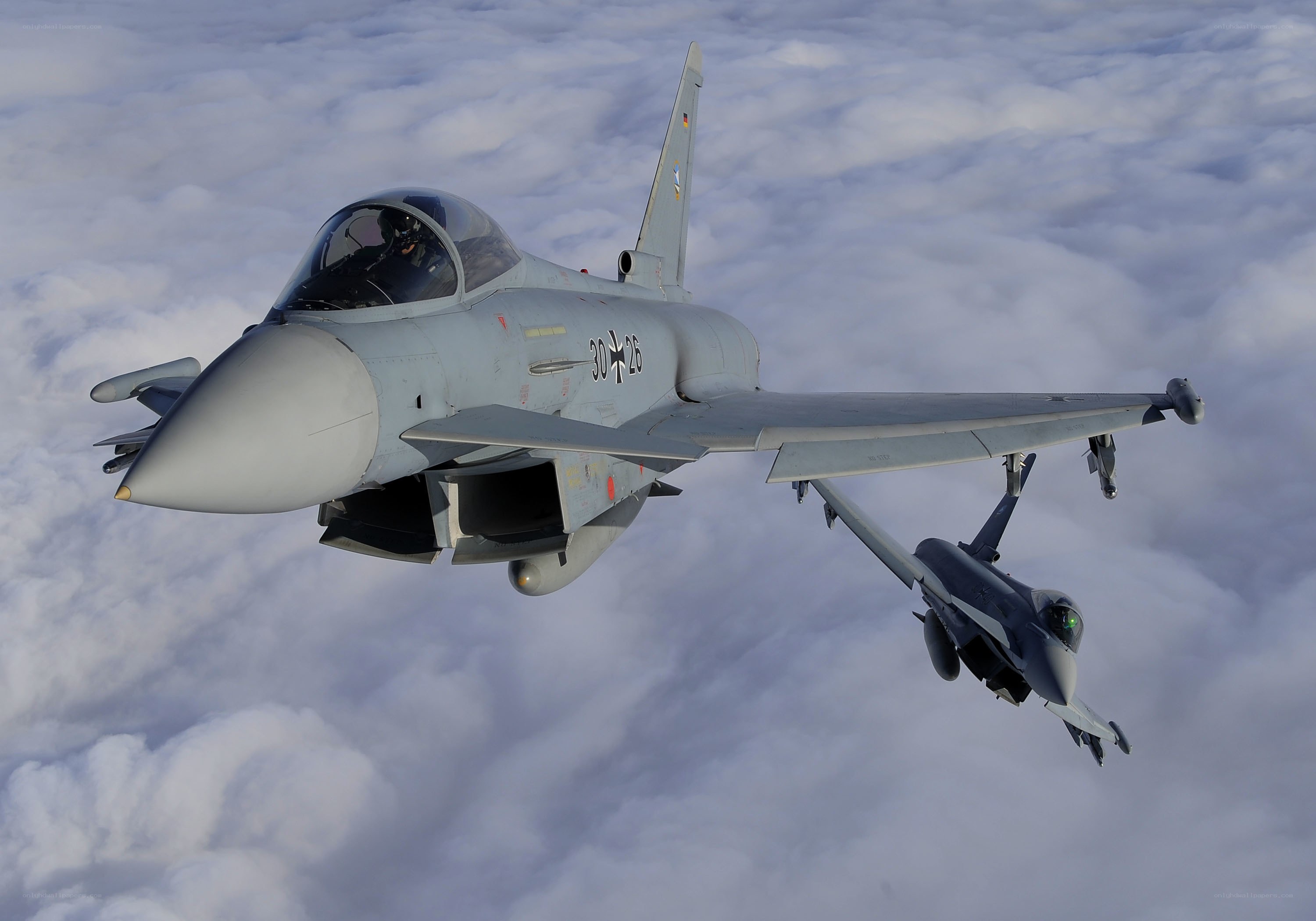 Eurofighter Typhoon in flight