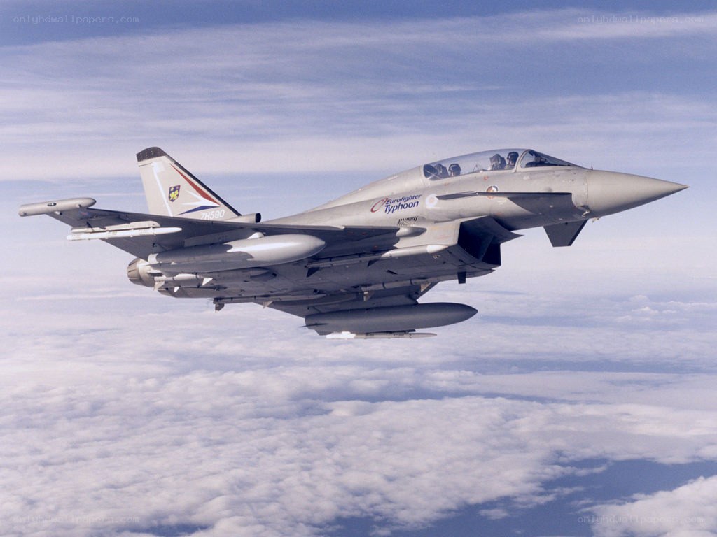 Eurofighter Typhoon in flight