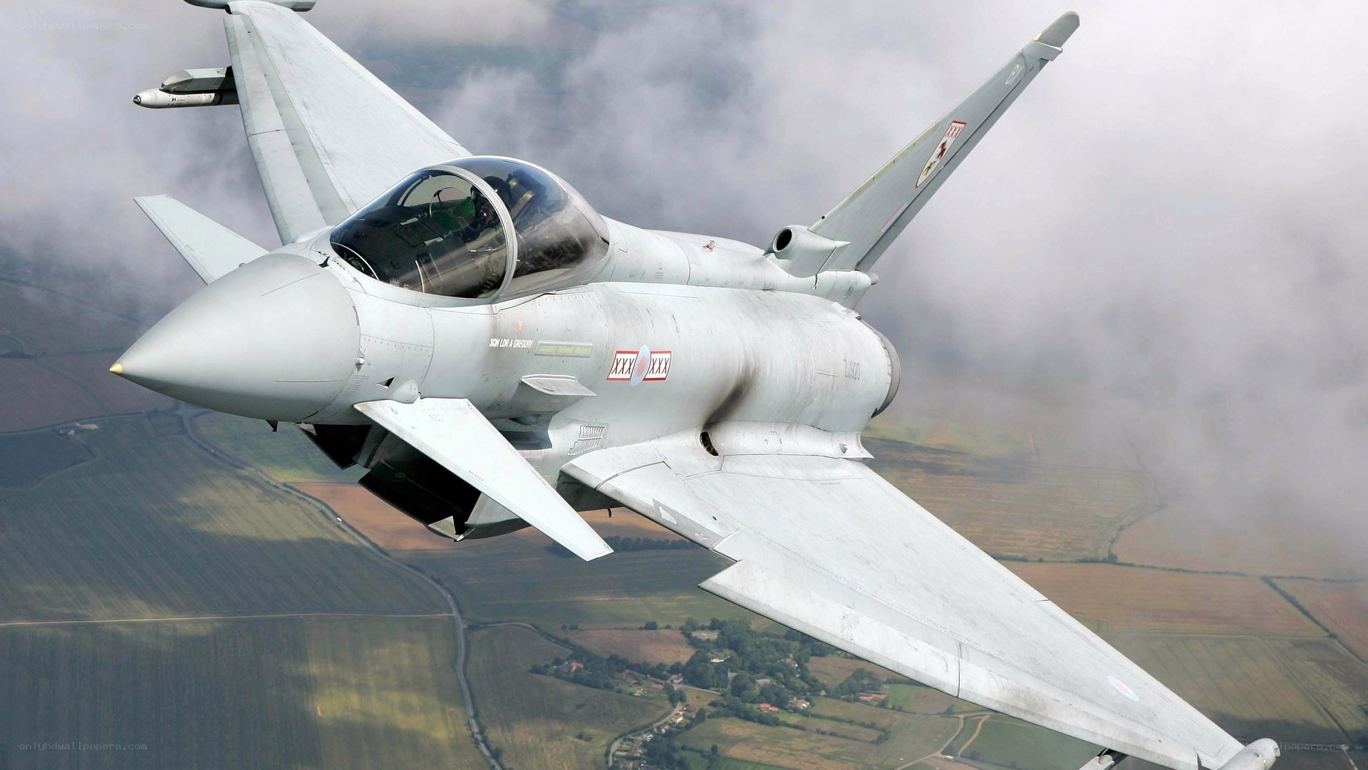 Eurofighter Typhoon in flight