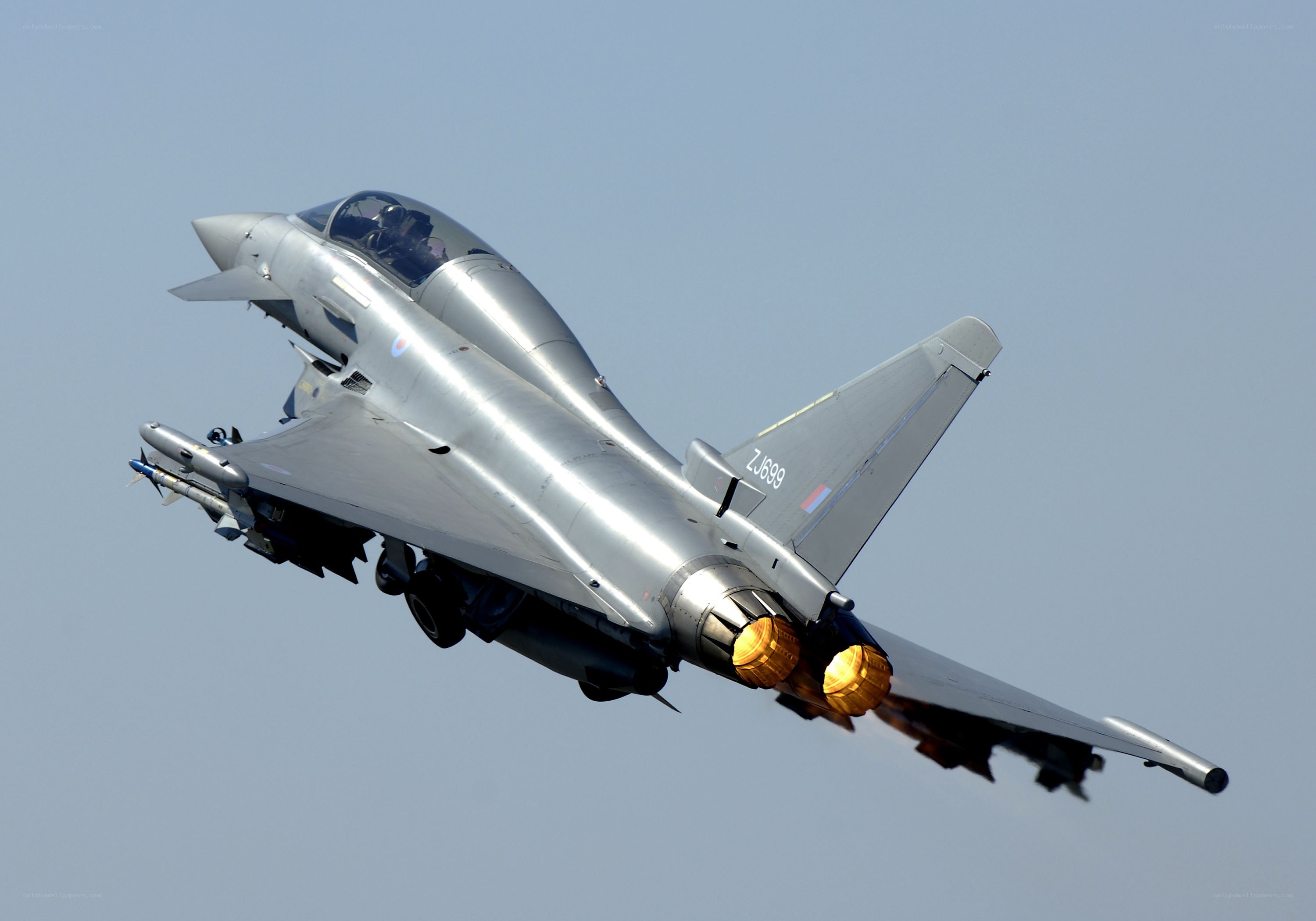 Eurofighter Typhoon in flight