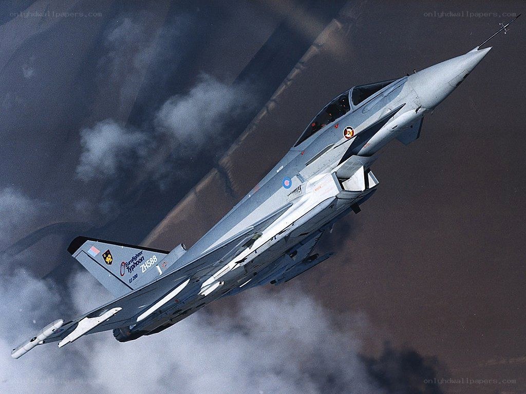Eurofighter Typhoon in flight