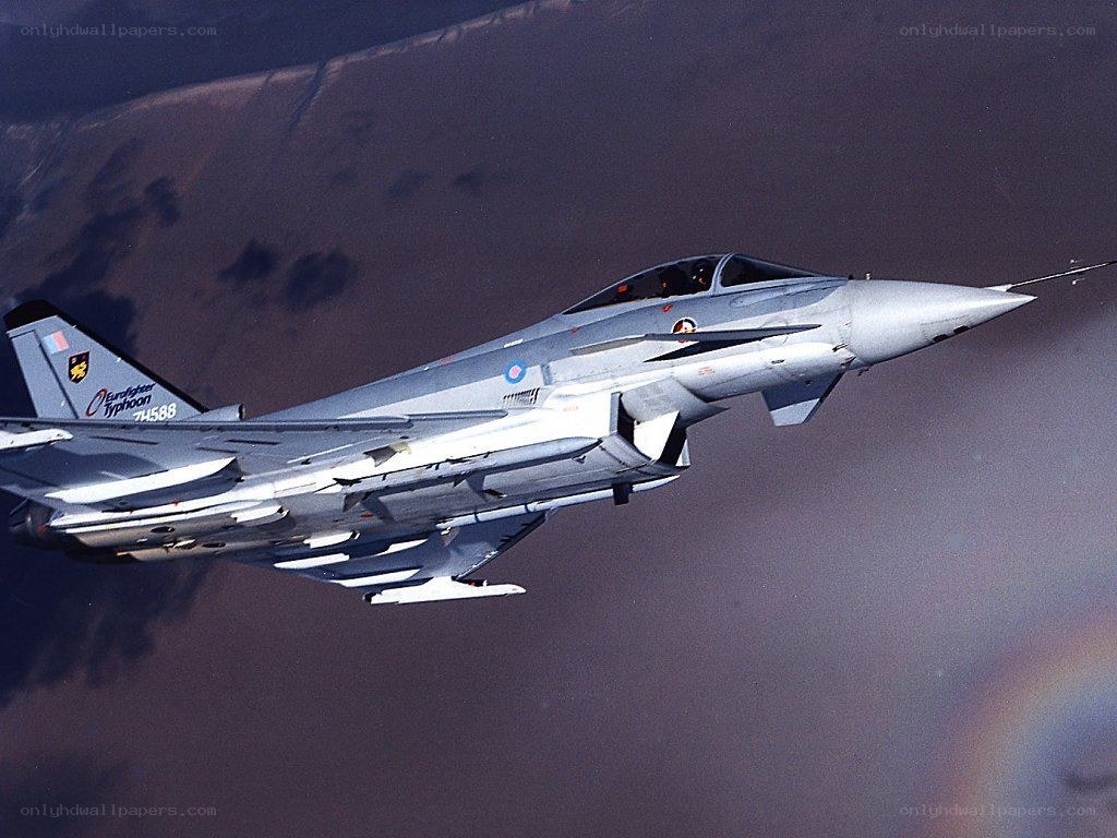 Eurofighter Typhoon in flight