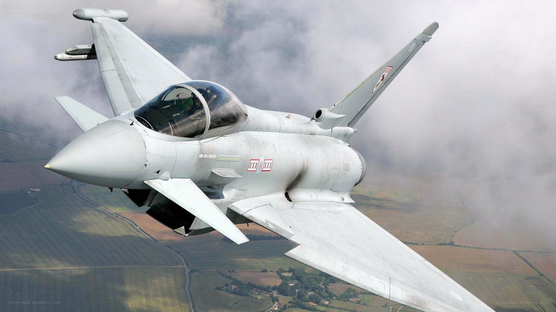Eurofighter Typhoon in flight