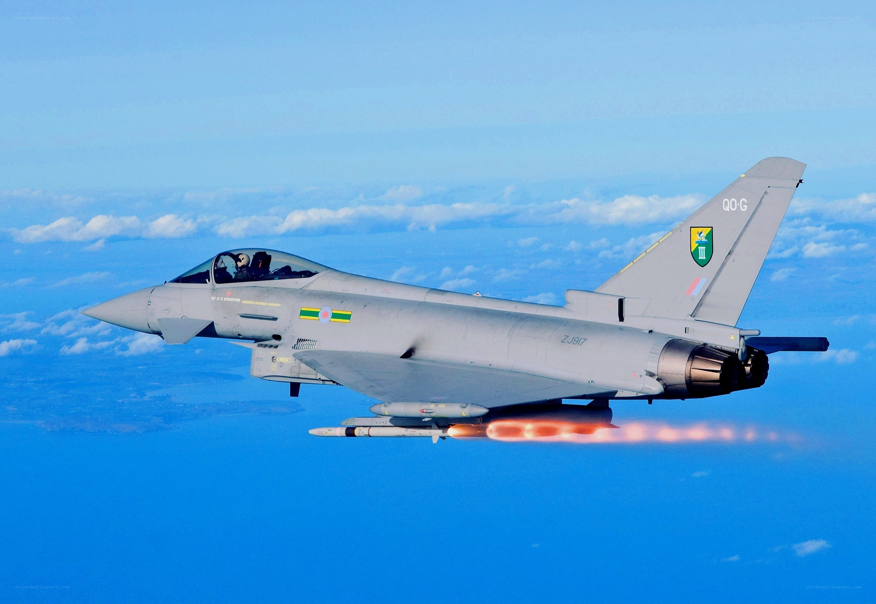 Eurofighter Typhoon in flight