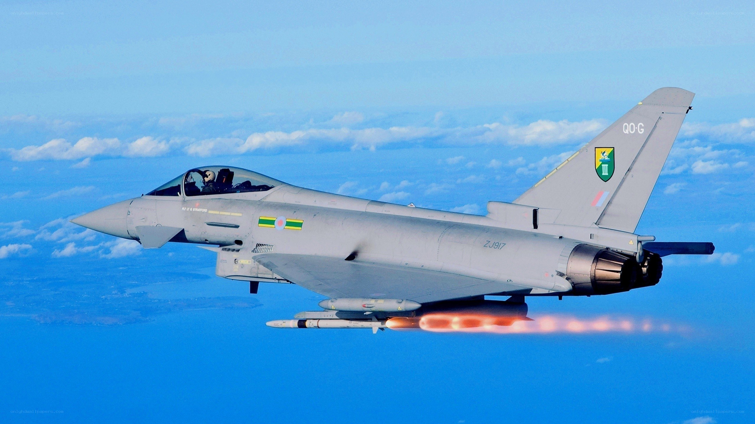 Eurofighter Typhoon in flight