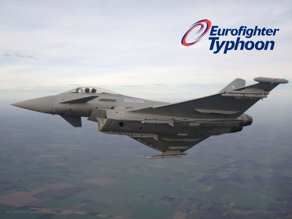Eurofighter Typhoon in flight