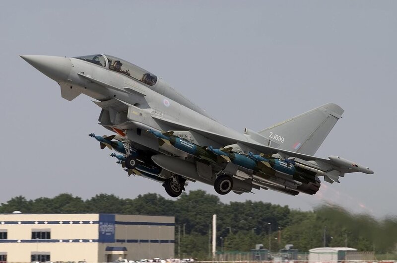 Eurofighter Typhoon in flight