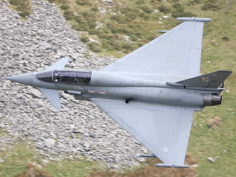 Eurofighter Typhoon in flight