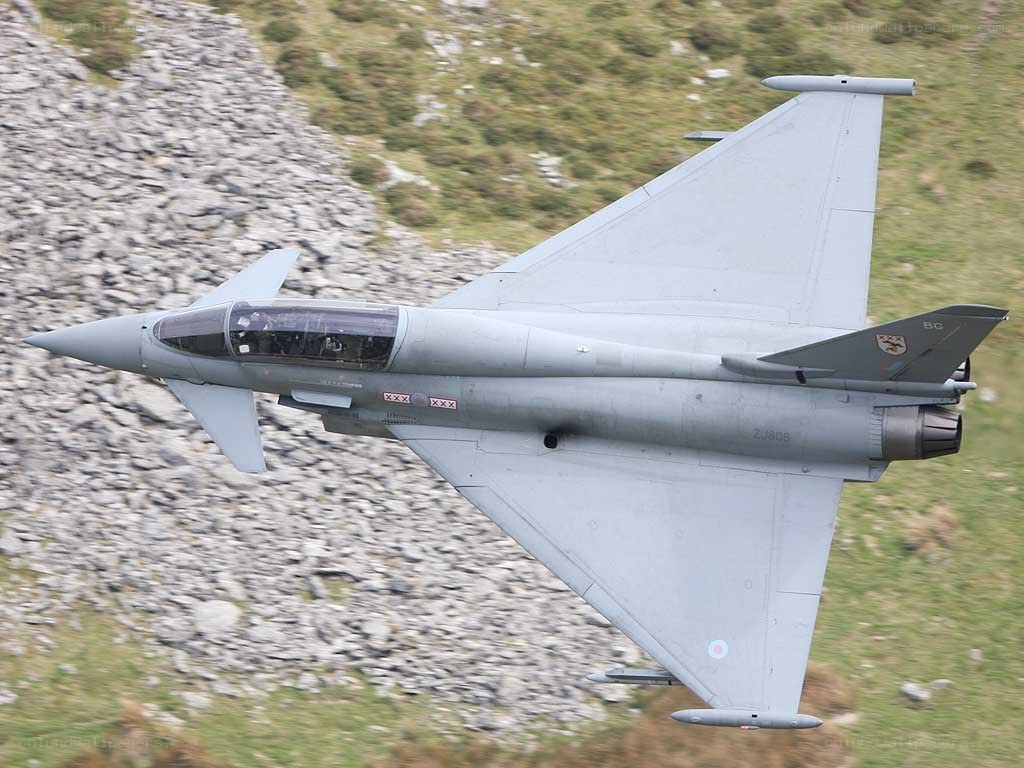 Eurofighter Typhoon in flight