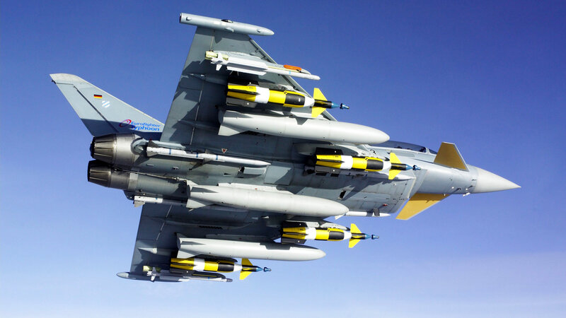 Eurofighter Typhoon in flight