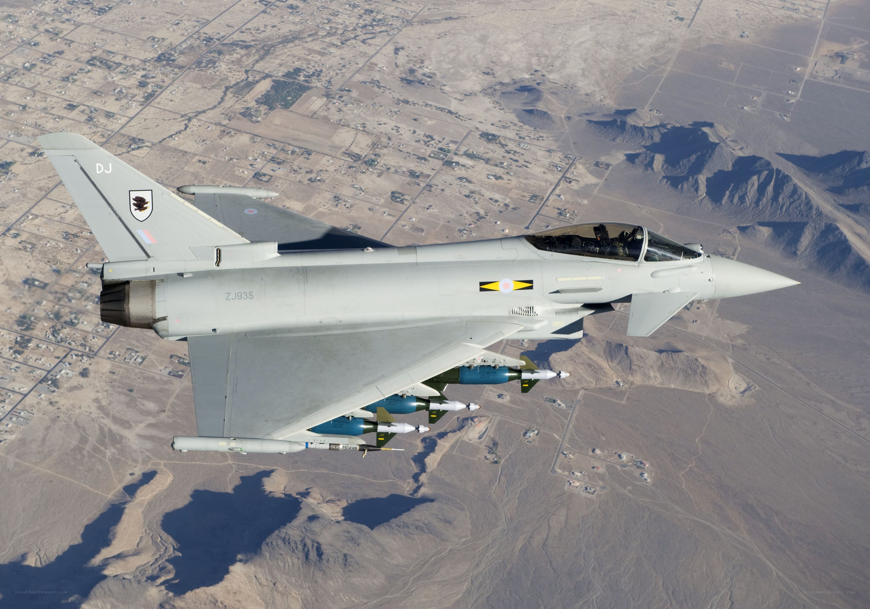 Eurofighter Typhoon in flight