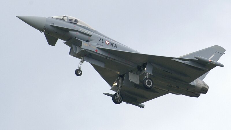 Eurofighter Typhoon in flight