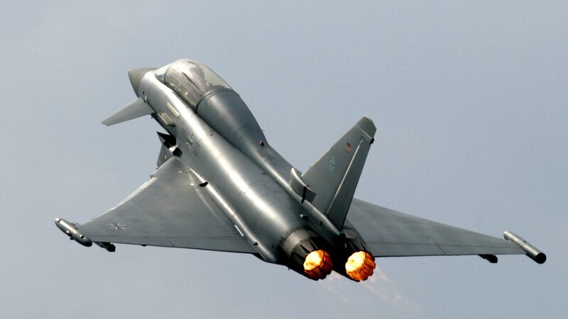 Eurofighter Typhoon in flight
