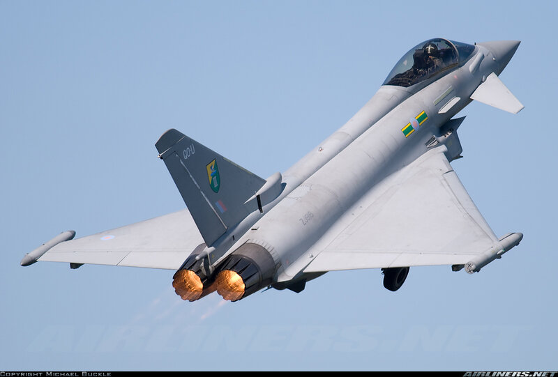 Eurofighter Typhoon in flight