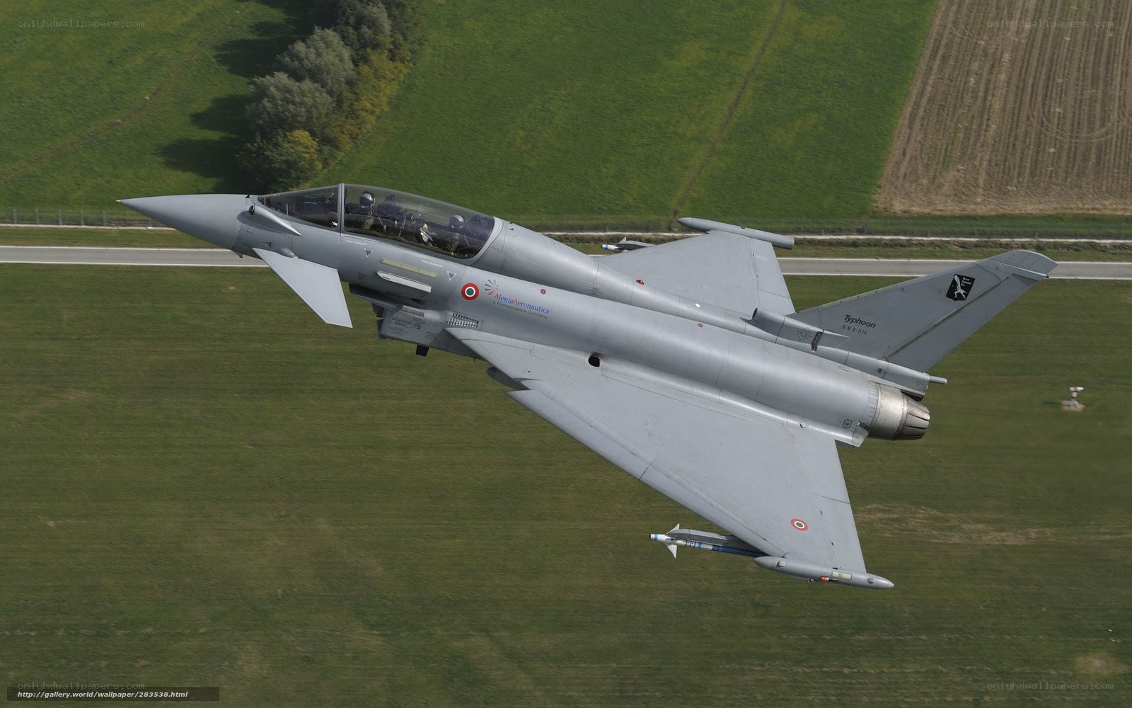 Eurofighter Typhoon in flight