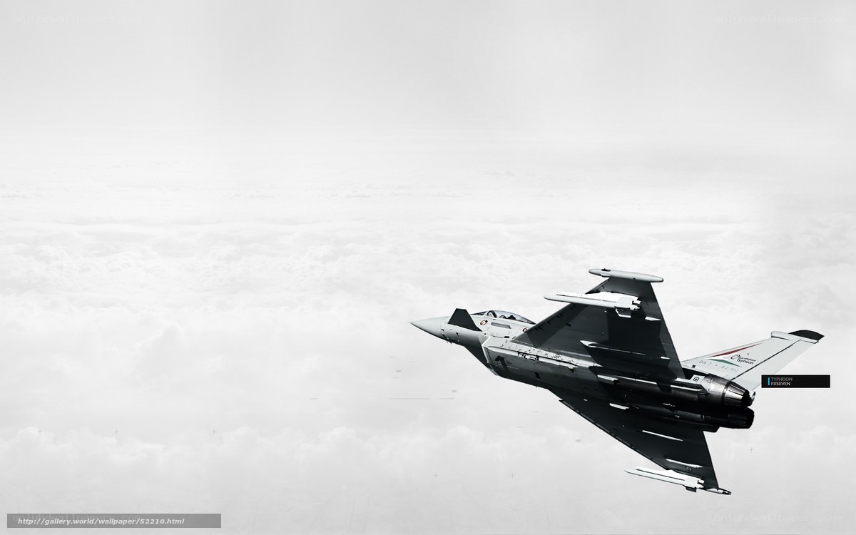 Eurofighter Typhoon in flight