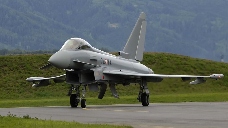 Eurofighter Typhoon Jet — Gray, Calm, Afternoon