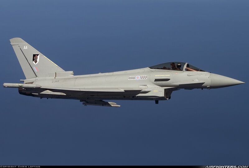 Eurofighter Typhoon Jet — Gray, Calm, Photograph