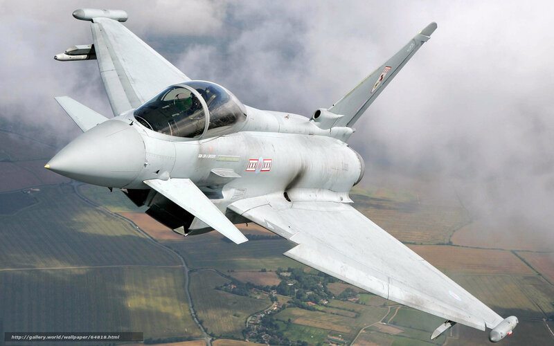 Eurofighter Typhoon Jet — Gray, Dramatic, Afternoon, Photograph, Clouds