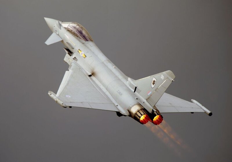 Eurofighter Typhoon Jet — Gray
