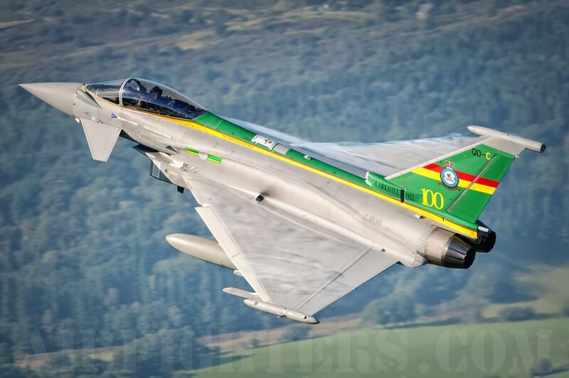 Eurofighter Typhoon Jet — Green