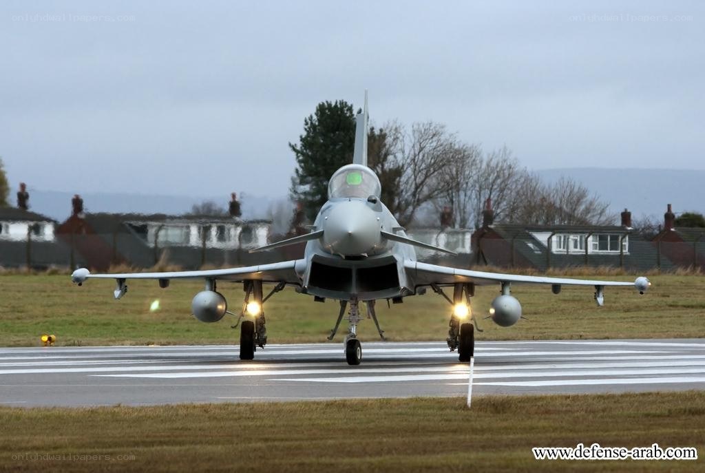 Eurofighter Typhoon on runway