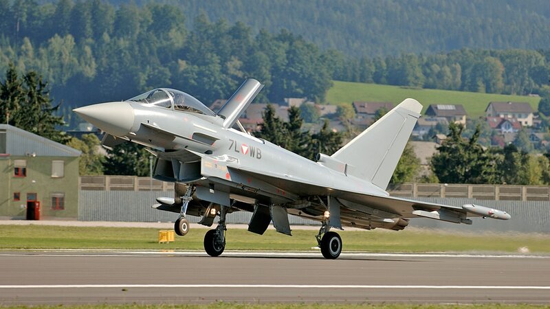 Eurofighter Typhoon on runway