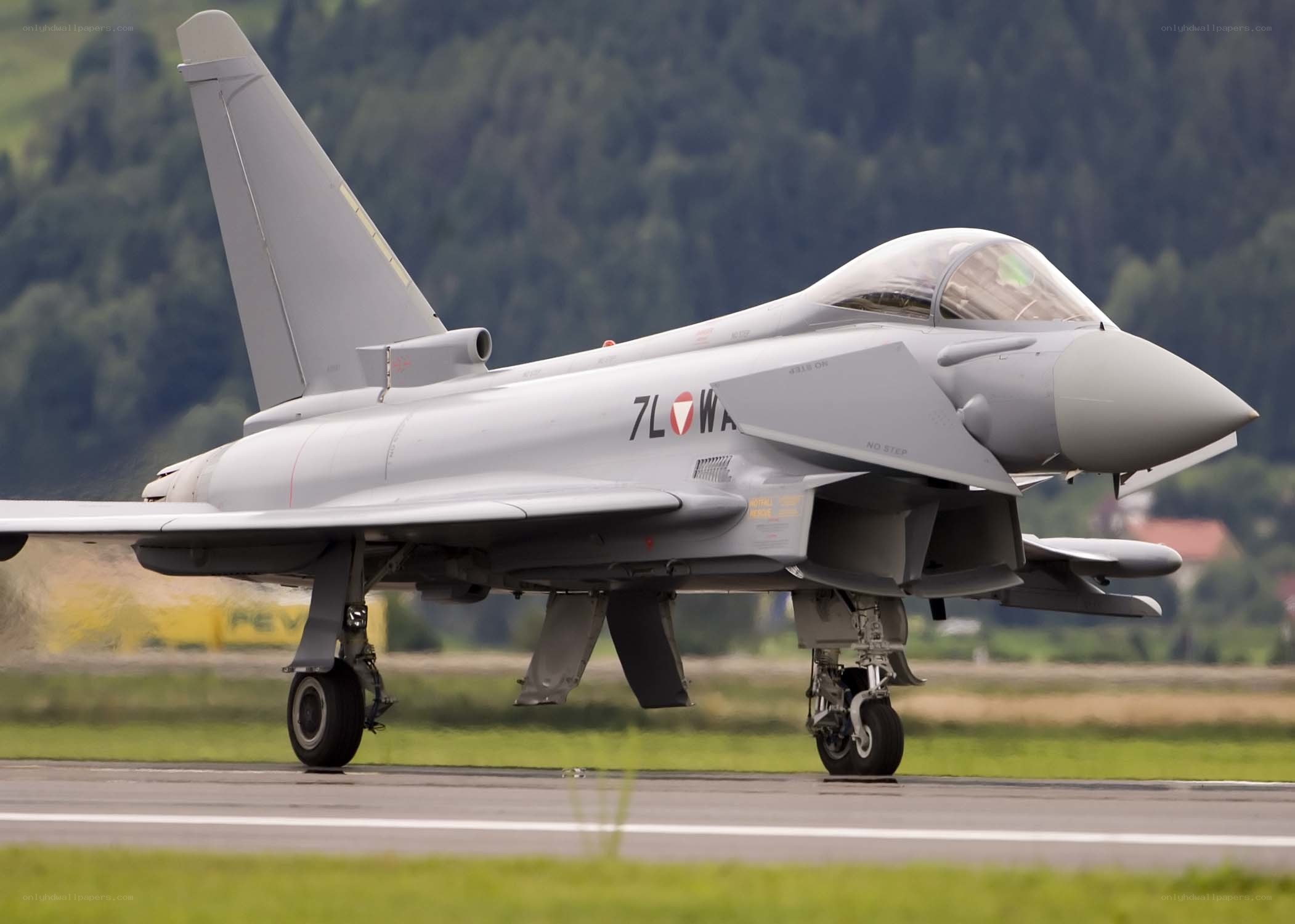 Eurofighter Typhoon on runway