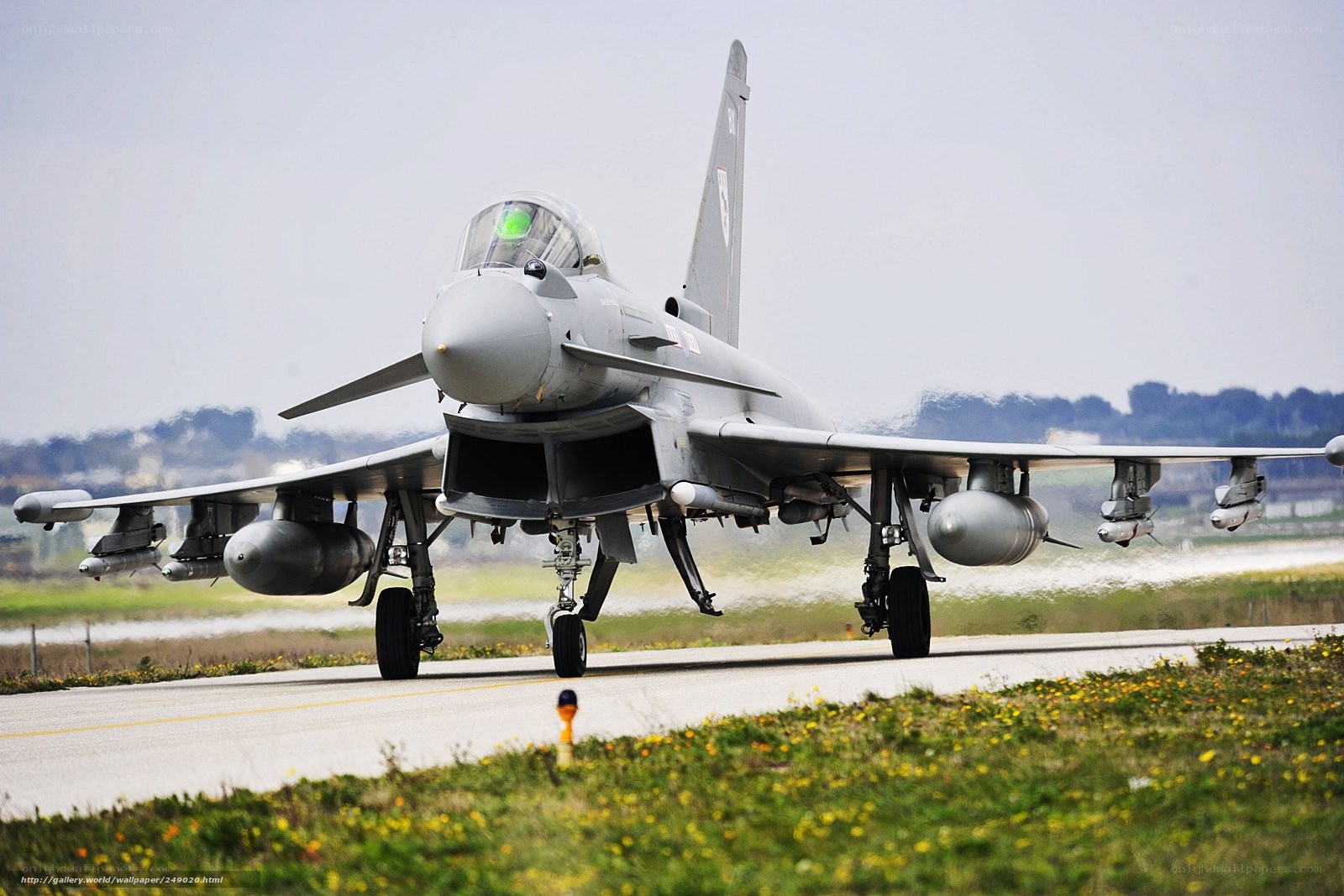 Eurofighter Typhoon on runway
