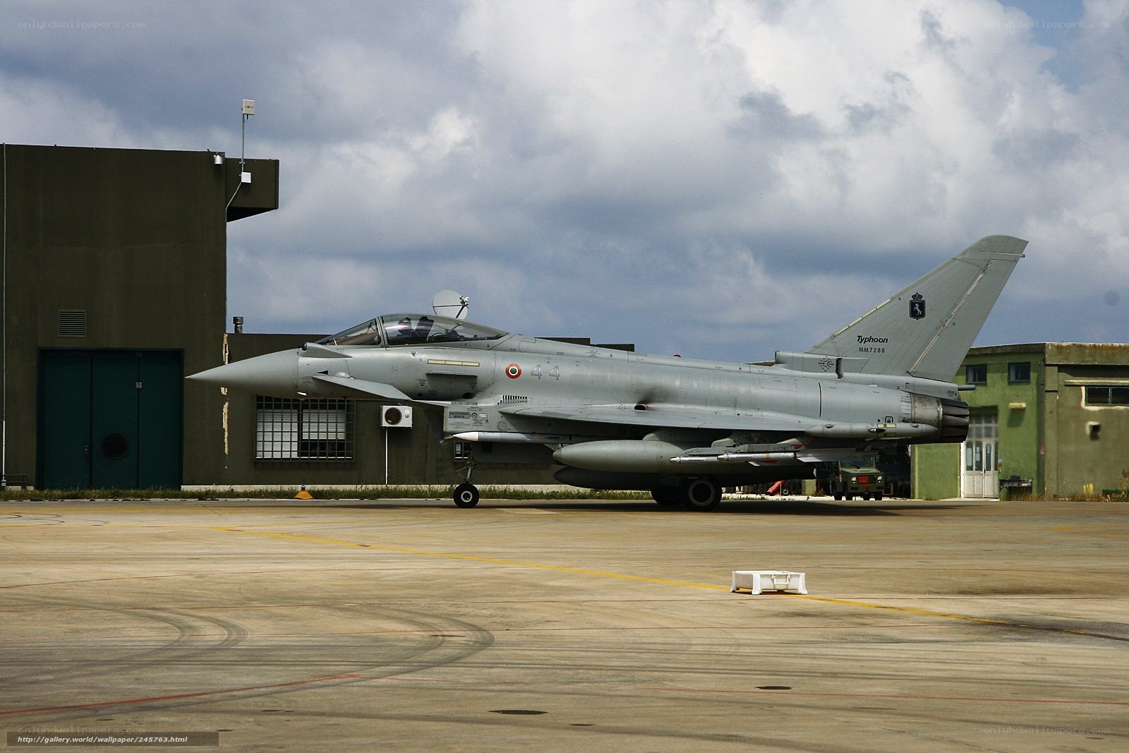 Eurofighter Typhoon on tarmac