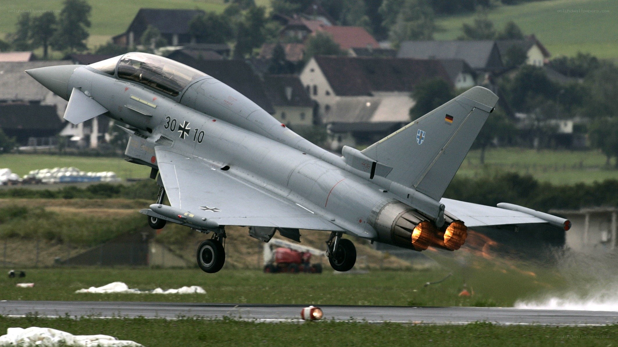 Eurofighter Typhoon taking off