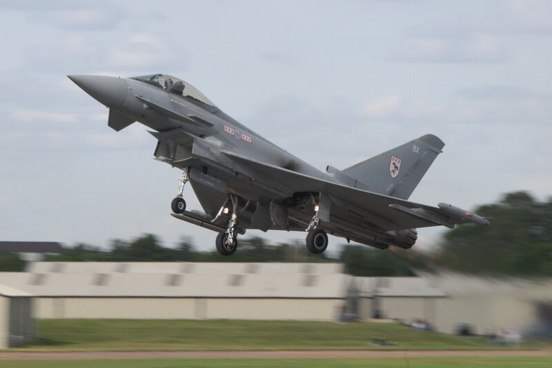 Eurofighter Typhoon taking off