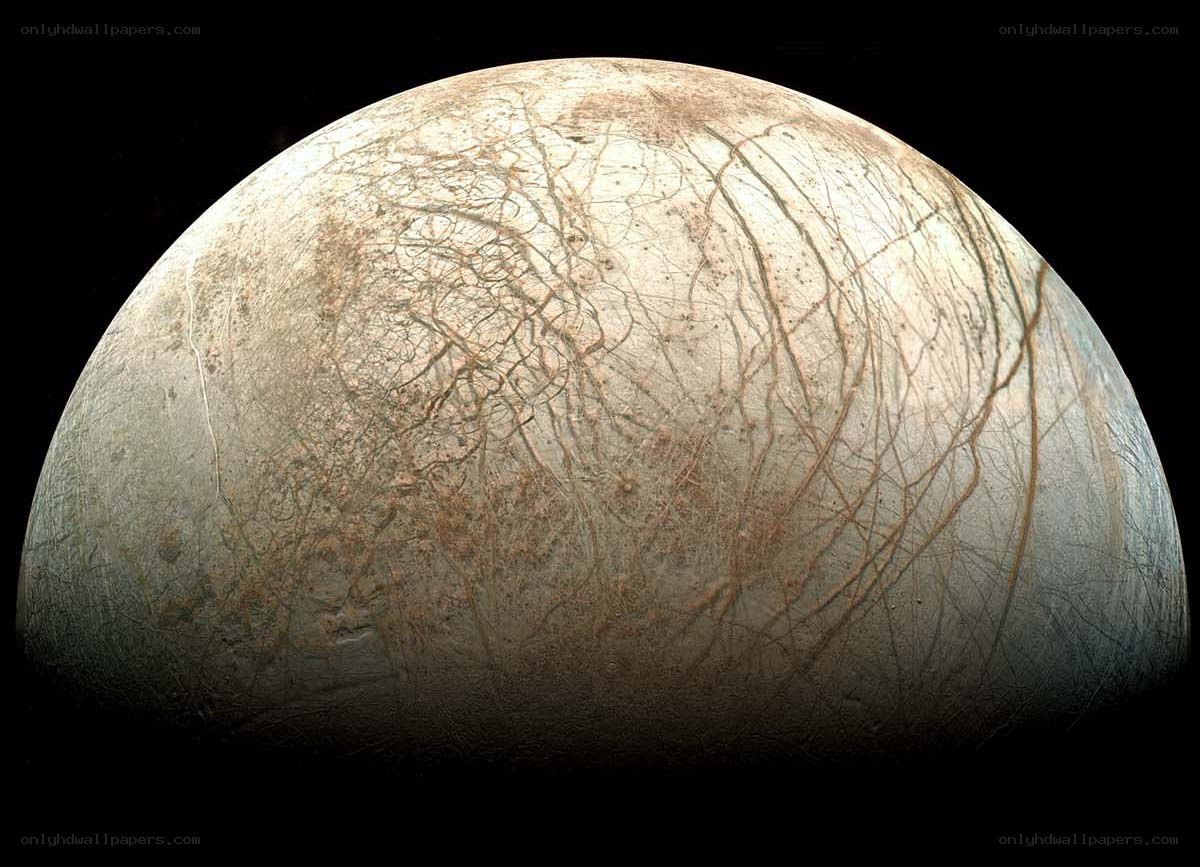 Europa moon surface