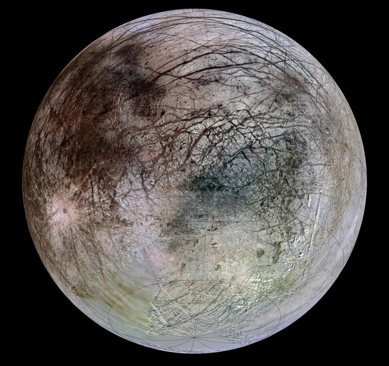 Europa moon surface