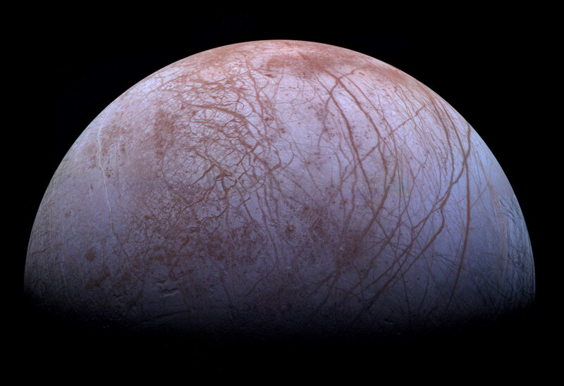 Europa moon surface