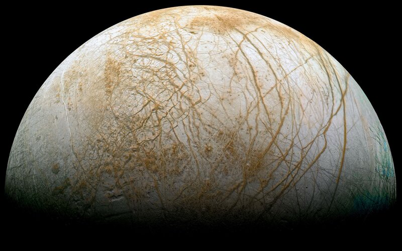 Europa moon surface