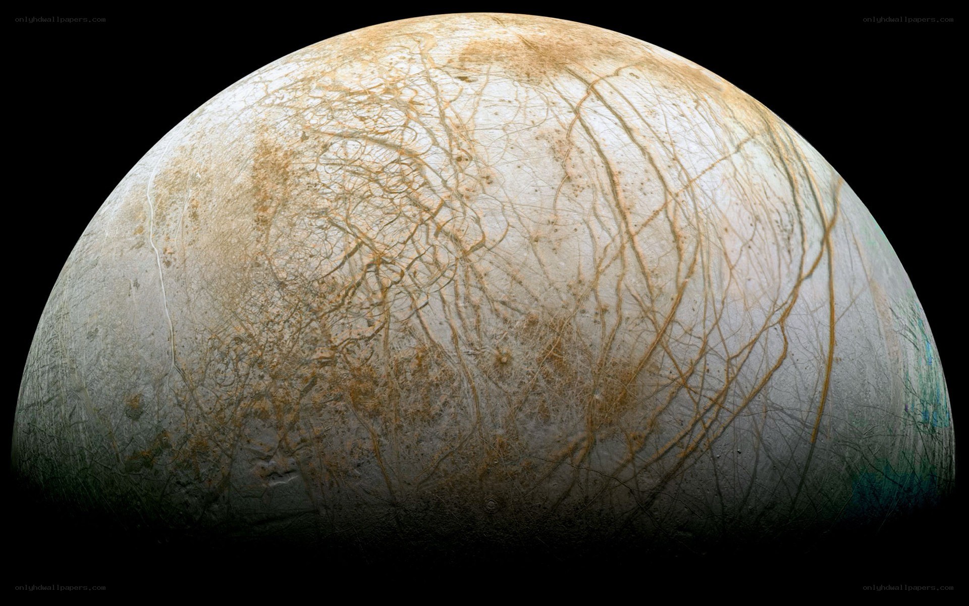 Europa moon surface