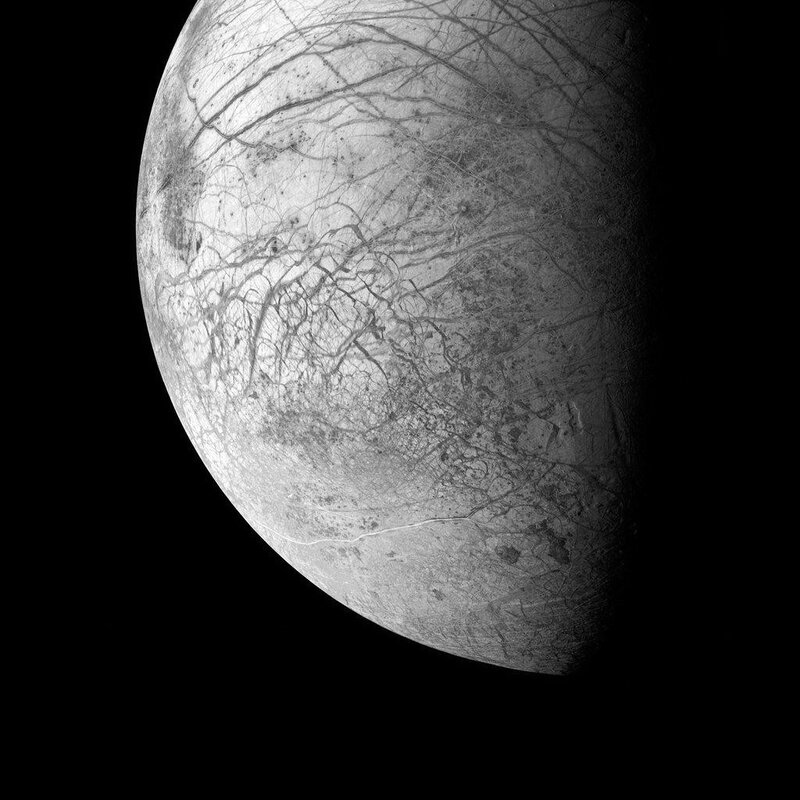Europa moon surface