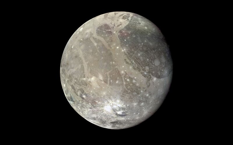 Europa Moon Surface — Gray, Dramatic
