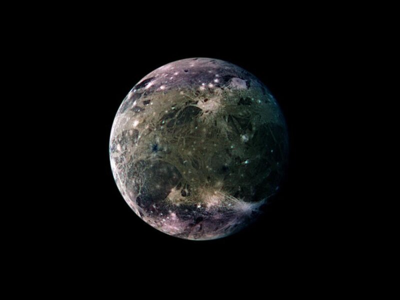 Europa Moon Surface — Gray