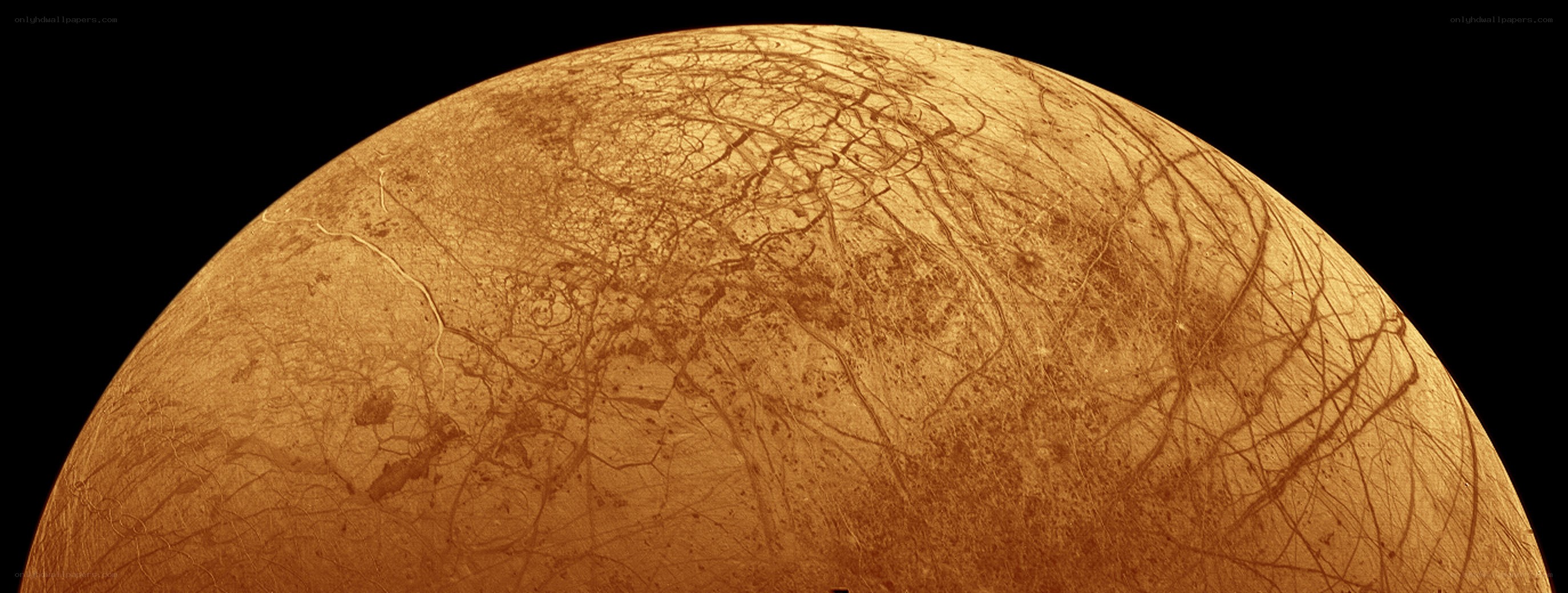 Europa's icy surface