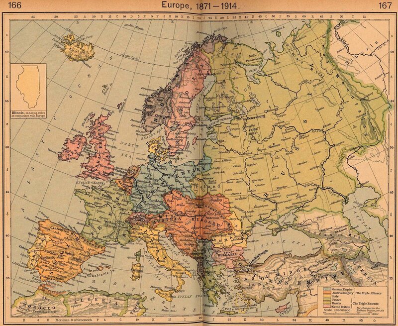 Europe 1871-1914 map