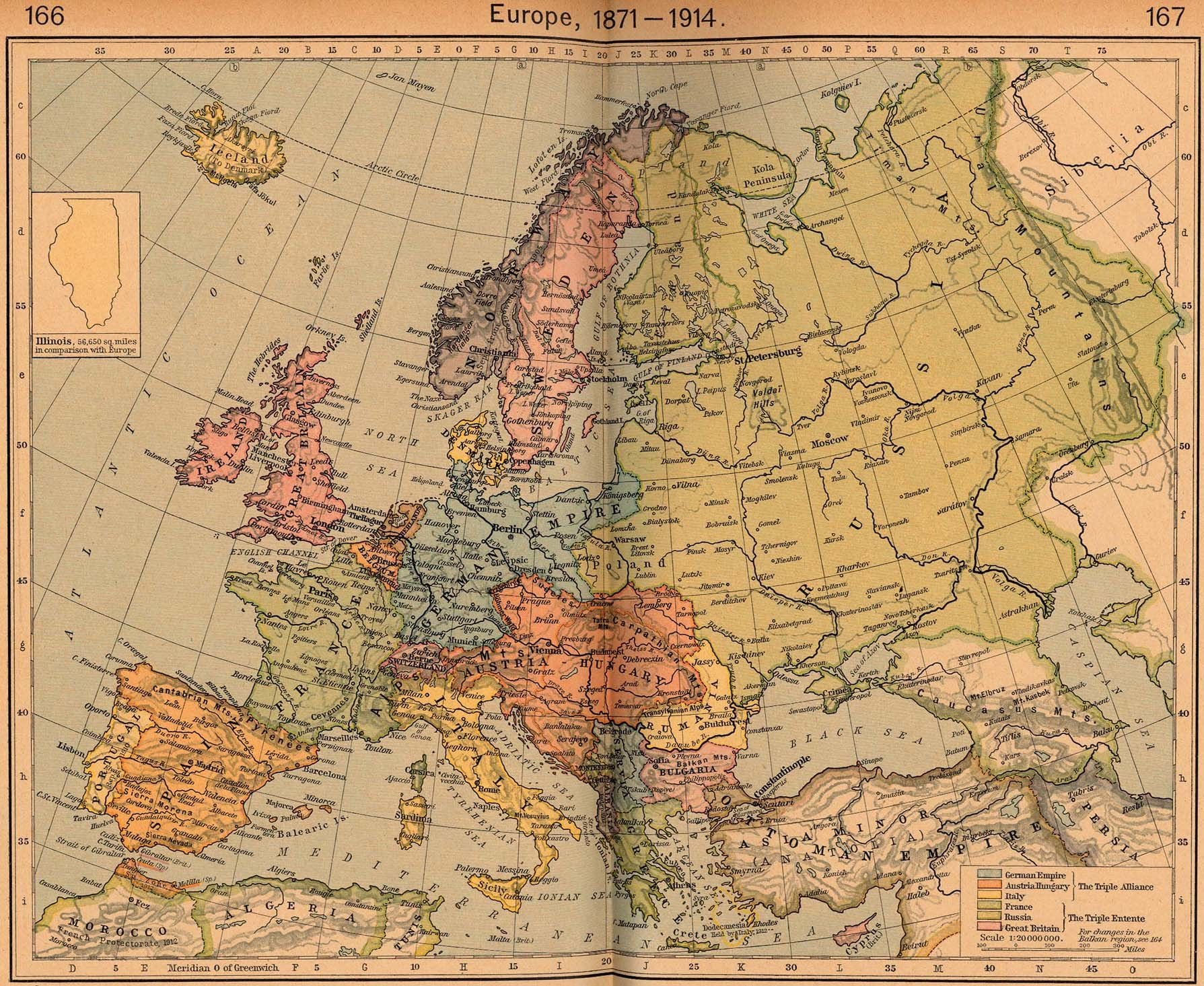 Europe 1871-1914 map