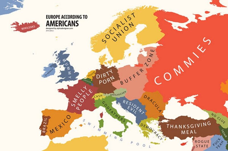 Europe according to Americans