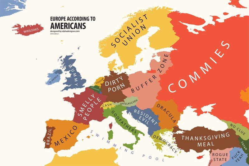 Europe according to Americans